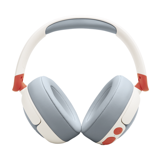 JBL Junior 470NC - White - Wireless over-ear noise cancelling kids headphones - Back image number null